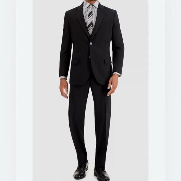 Nautica Modern Fit Black Mens Jacket Suit(Size
42R/W36) - Picture 1 of 15